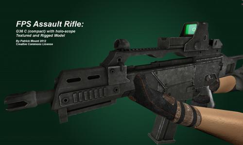 FPS Assault Rifle preview image
